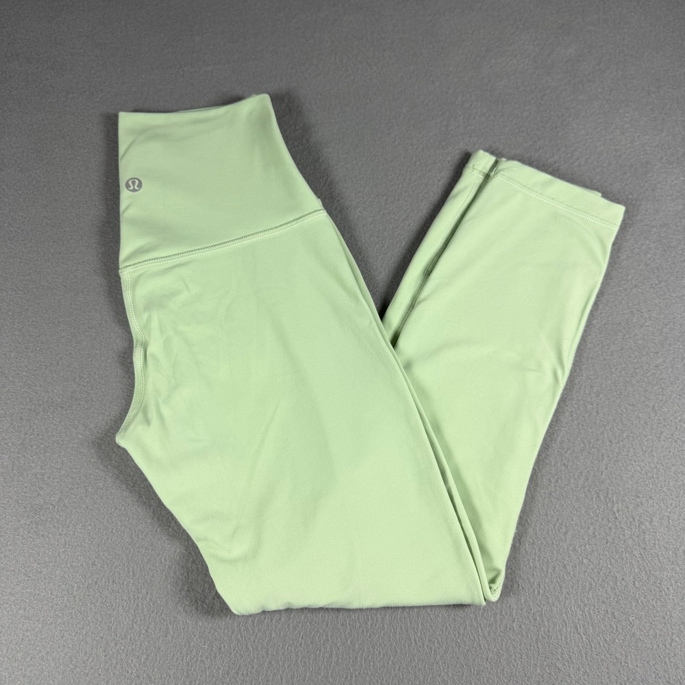 Lululemon Align High-Rise Crop 23 Creamy Mint Nulu Leggings Size 4 W6BGLS